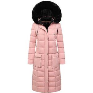 Women's Waterproof Long Winter Coat Thickened Down Alternative Jacket Warm Puffe